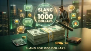 Slang for 1000 Dollars