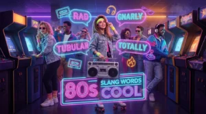 80s Slang Words for Cool